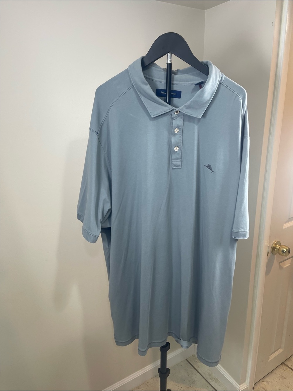 Tommy Bahama Men's light gray Polo with Subtle Logo